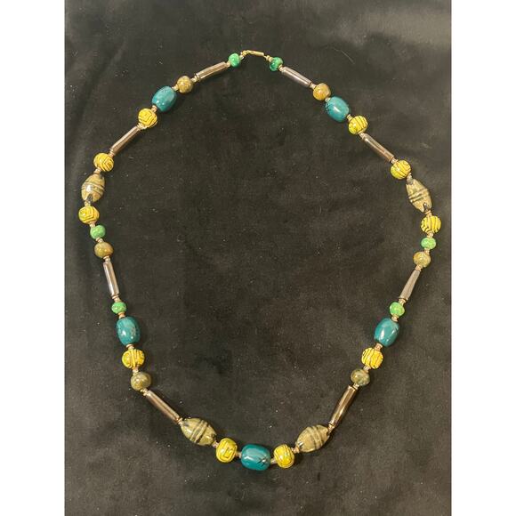 Vintage Cookie Lee Beaded 28" Necklace - Picture 1 of 3